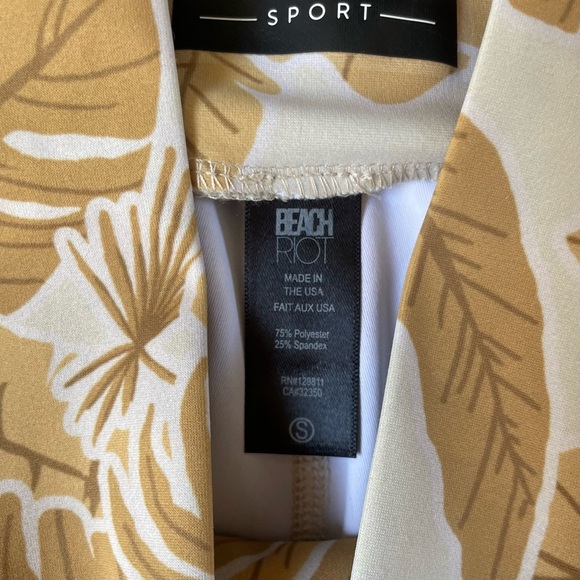 Beach Riot |Sport| Cara Leggings in Vintage Tropical Woman’s Size Small - Picture 2 of 7